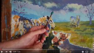 Video - Sheep painting part 14